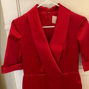 Gal meets glam ruby dress